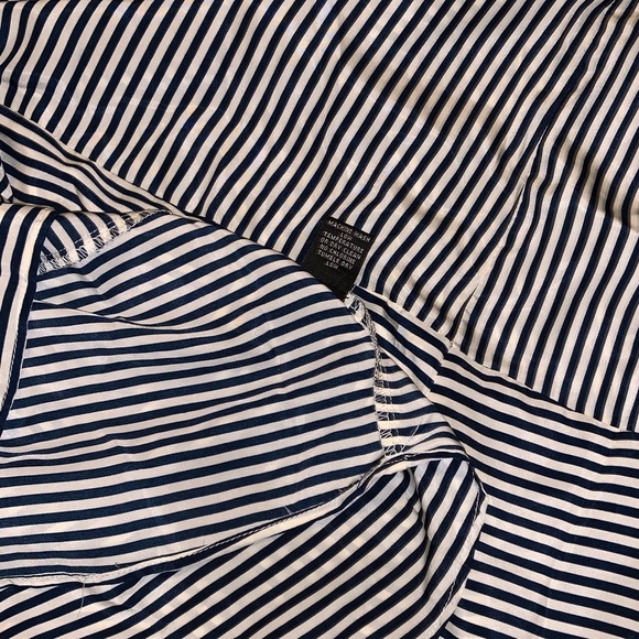 Rhapsody navy and white striped dress - Picture 5 of 5